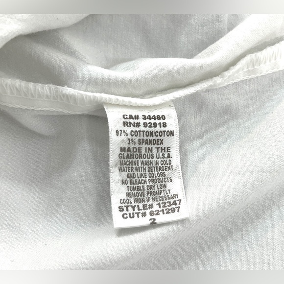 Juicy Couture Vintage Ruffle Trim Jacket White Cotton size 2 Made With Love P&G - Picture 7 of 12